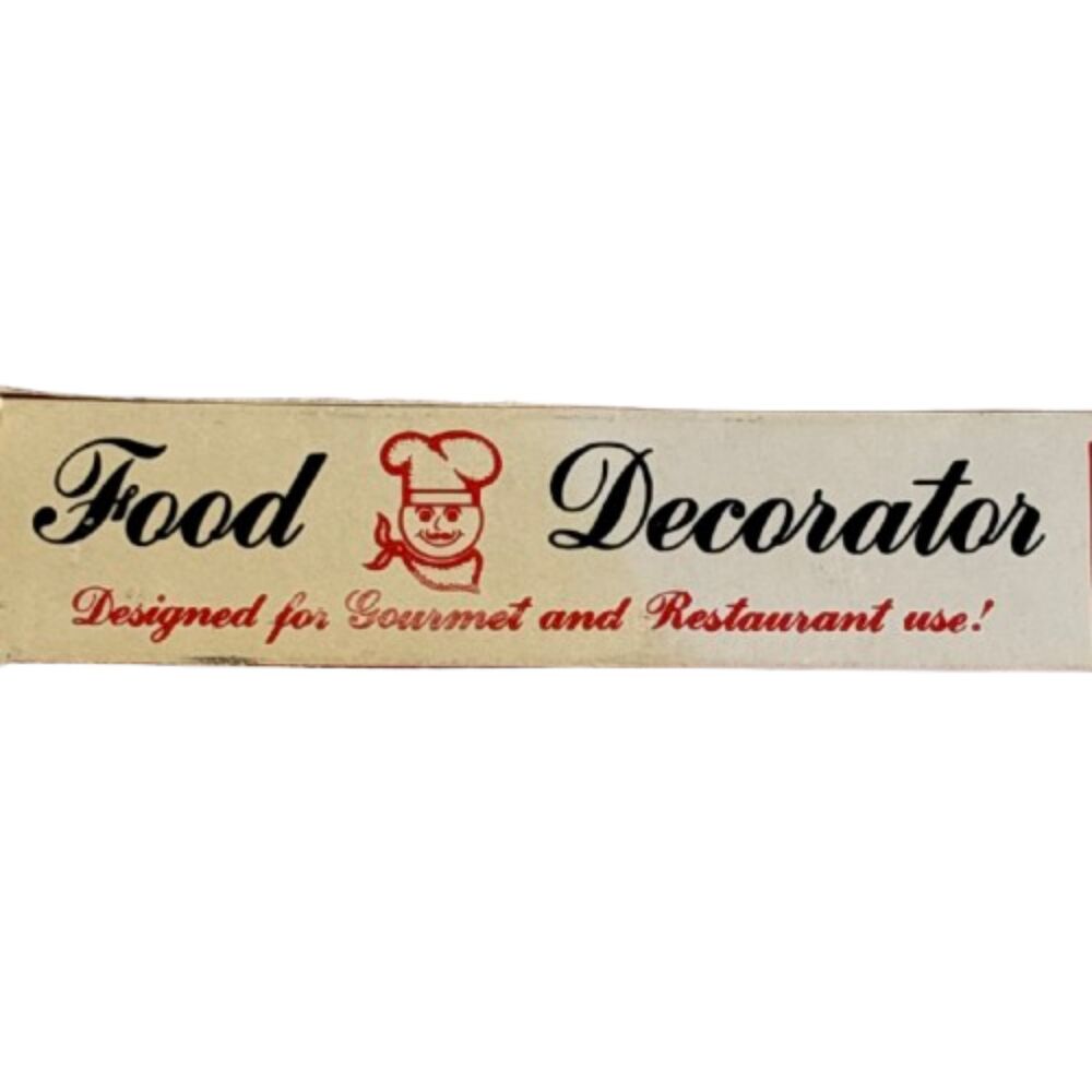 VTG. Collectable Quikut Gourmet & Restaurant Use Stainless Steel Food Decorator